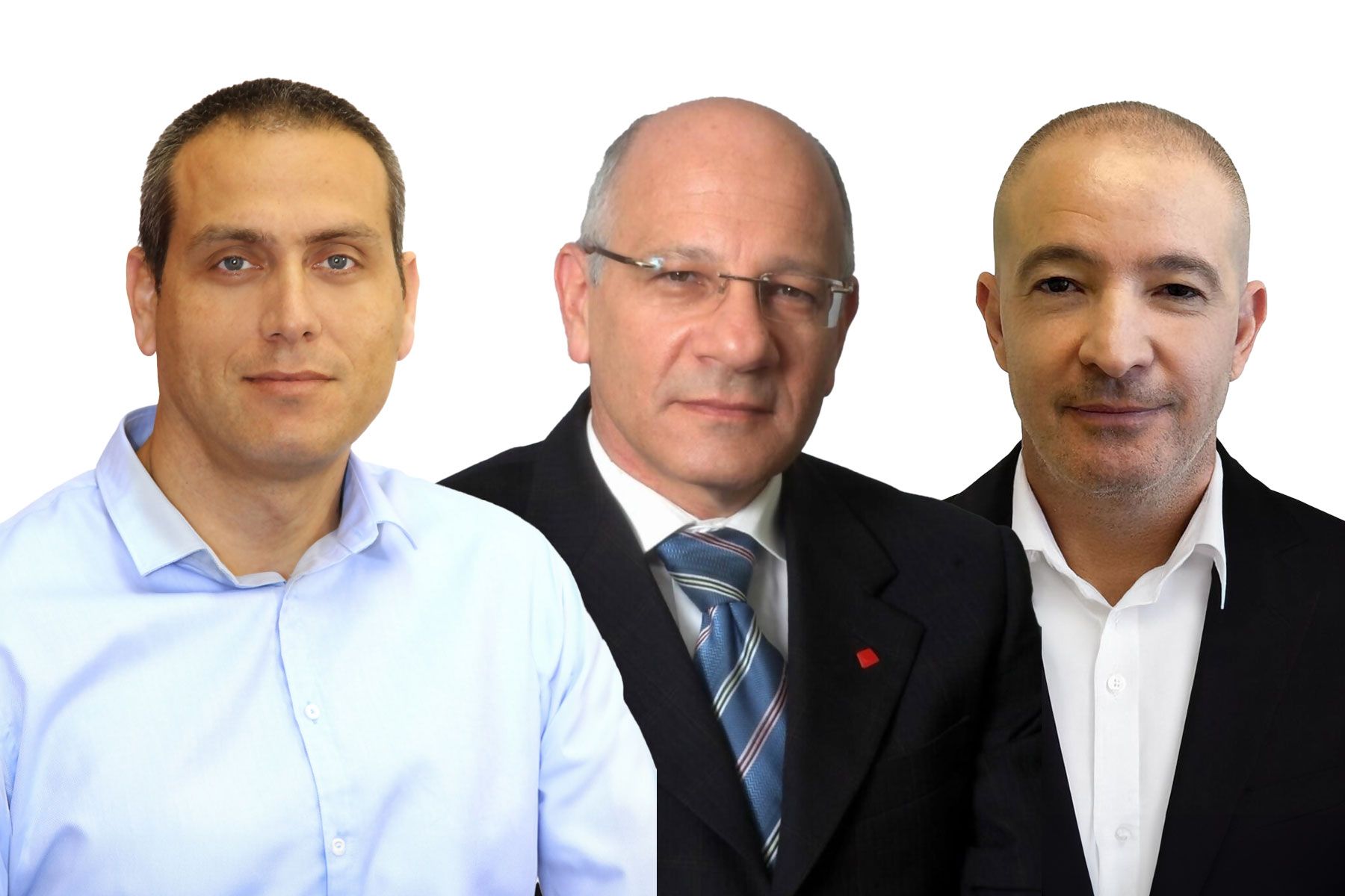 מימין: רו״ח רביד כספי, יעקב אורבך ואודי רוזנברג, צילומים: יח״צ