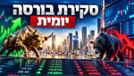סקירת בורסות יומית / קרדיט: אילוסטרציה – AI