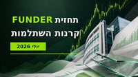 תחזית FUNDER לקרנות השתלמות יולי 2026 - אילוסטרציה AI