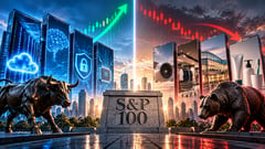 חילופי משמרות ב-S&P 100 / קרדיט: אילוסטרציה – AI