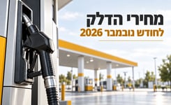 מחירי הדלק לחודש נובמבר 2026 / קרדיט: אילוסטרציה – AI