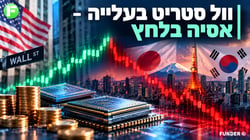 וול סטריט עלתה, אסיה צנחה / קרדיט: אילוסטרציה – AI