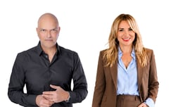 מימין: סו״ב רחל כבודי, יו״ר דירקטוריון ליסוב ביטוח. צילום: יח״צ / סו״ב מושיק בן פורת, נשיא לשכת סוכני ביטוח בישראל, צילום: יח״צ