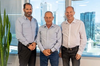 ראשי קרן אלומה, מימין: אורי יוגב, מולי רבינא ויאיר הירש צילום: נוי נפתלי