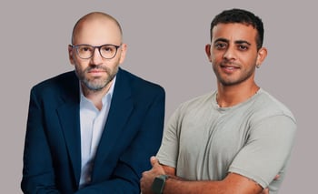 מימין: אהוד נעוס, מנכ״ל עמותת בוגרי ממר״ם, קרדיט: יח״צ / שי מיקהל, משנה למנכ״ל ומנהל חטיבת הטכנולוגיות במגדל ביטוח ופיננסים, צילום: רמי רזנגר