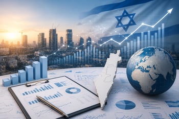 המדד החודשי לפעילות המשק בחודש יוני עלה ב- 2.5 אחוזים / קרדיט: אילוסטרציה – AI