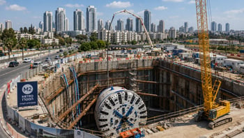 קבוצת מנרב זכתה במכרז לביצוע פיר השילוח הראשון במטרו / קרדיט: אילוסטרציה – AI