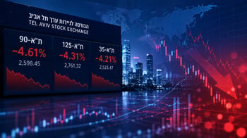 הסלמה בצפון וקריסת המגעים בין איראן לארהב הובילו ליום של מימושים חריפים בבורסה / קרדיט: אילוסטרציה – AI