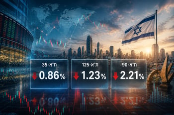 עוד יום של ירידות שערים בבורסה / קרדיט: אילוסטרציה – AI עוד יום של ירידות שערים בבורסה / קרדיט: אילוסטרציה – AI