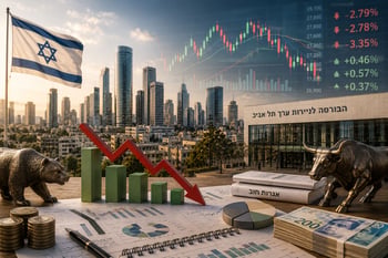 האם ההסכם עם לבנון יקטע את רצף הירידות בשוק המקומי? / קרדיט: אילוסטרציה – AI