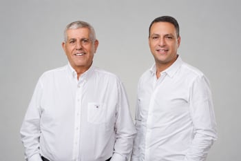איתי בן אבי, מנכ״ל נתון תפעול, אלי אהרוני, מנכ״ל נתון. צילום: יח״צ