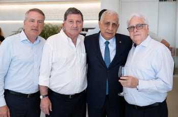 מימין: רמי נוסבאום, פיני כהן, גיל גירון, גיא פורת, צילום: איתמר סיידא מימין: רמי נוסבאום, פיני כהן, גיל גירון, גיא פורת, צילום: איתמר סיידא