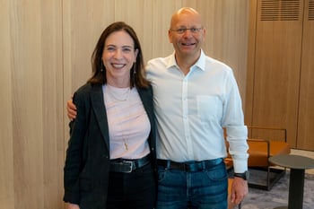 יפית גריאני, מנכ״לית כאל וקובי הבר מנכ״ל ביטוח ישיר, קרדיט: גיל רוביו, תקשורת פנים כאל