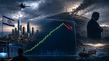 הבורסה בתל אביב גילתה מחדש את הסיכון הביטחוני / קרדיט: אילוסטרציה – AI