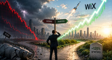 כך פספסתי את הזינוק של מניית וויקס / קרדיט: אילוסטרציה – AI