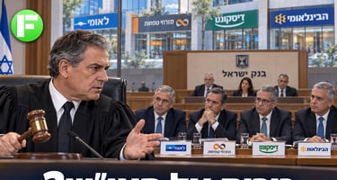 אושרה ייצוגית נגד ארבעה בנקים על הריבית בעו״ש / קרדיט: אילוסטרציה – AI