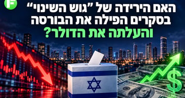 גוש איזנקוט נחלש והבורסה בתל אביב יורדת / קרדיט: אילוסטרציה – AI