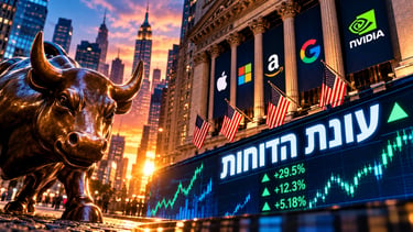 עונת הדוחות יוצאת לדרך / קרדיט: אילוסטרציה – AI