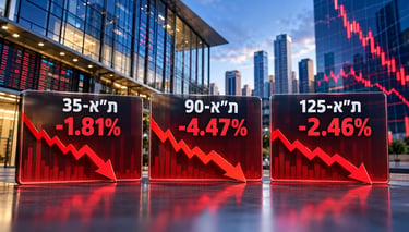 ירידות חדות בבורסה בתל אביב / קרדיט: אילוסטרציה – AI