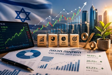 מבט לקראת תשואת יתר בישראל / קרדיט: אילוסטרציה – AI