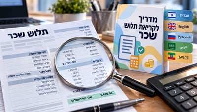 הסוף לתלוש השכר הלא מובן / קרדיט: אילוסטרציה – AI