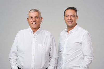 איתי בן אבי, מנכ״ל נתון תפעול, אלי אהרוני, מנכ״ל נתון. צילום: יח״צ