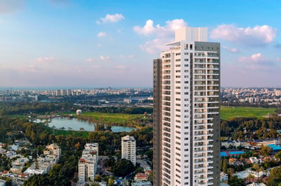 פרויקט Park Tower, קרדיט להדמיה: באדיבות ענב