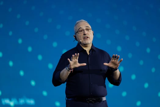 אנתוניו נרי, נשיא ומנכ״ל HPE בכנס Discover 2025 בלאס וגאס בשבוע שעבר, צילום: יח״צ HPE