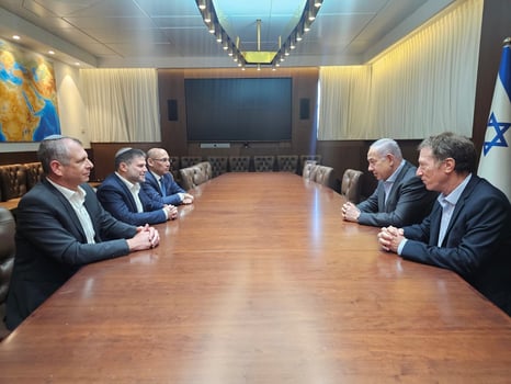 נגיד בנק ישראל עם ראש הממשלה ושר האוצר / צילום: דוברות רהמ