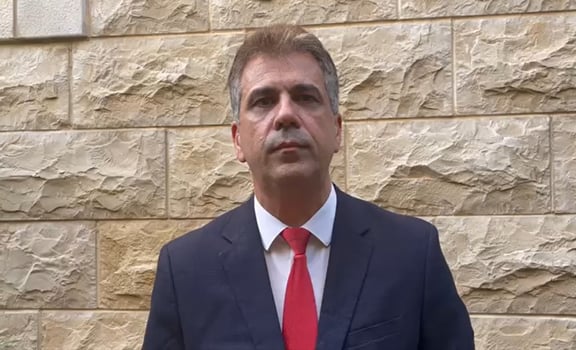 השר אלי כהן בהקשר לאירוע רעש האדמה במרוקו / צילום: מתוך סרטון משרד החוץ
