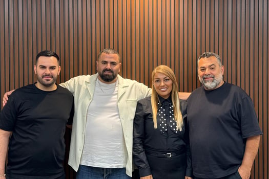 מימין: אלי פריש,אורטל אלון, נתנאל אוחיון, אסי פריש, צילום: יח״צ
