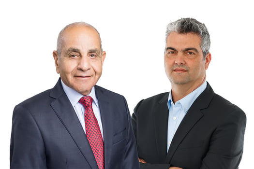 מימין: גלעד אורן, מנכ״ל חברת מצלאוי, צילום: דרור סיתהכל / סמי מצלאוי, יו״ר ובעלים חברת מצלאוי, צילום: מגדלור מדיה