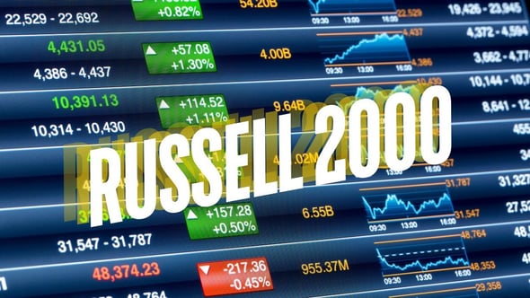 ראסל 2000 זינק ביולי ונפל באוגוסט / גרף: Google finance