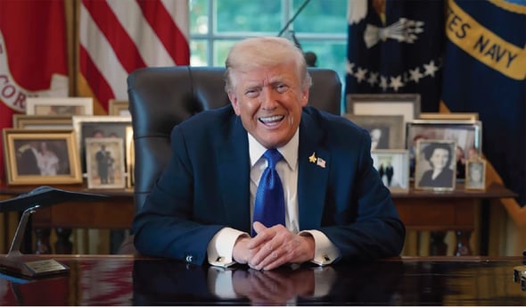 Photo from The official YouTubechannel of the White House