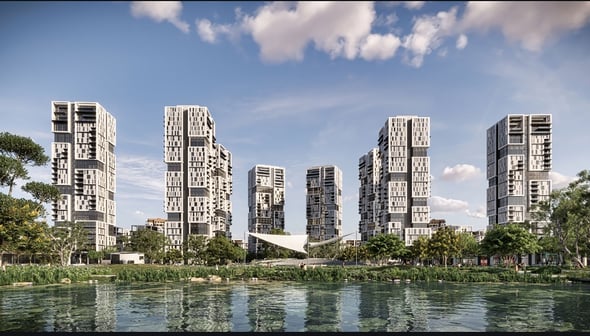 קרדיט הדמיות: גיורא גור ושות אדריכלים  ערן מבל ארכיטקטורה ובינוי ערים