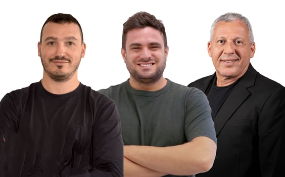 מימין: שחר אפעל מנכ״ל NESS, צילום: הצלמניה של שרונה / אייל מקובר, צילום: Moveo Creative / מתן חולי, צילום: Moveo Creative