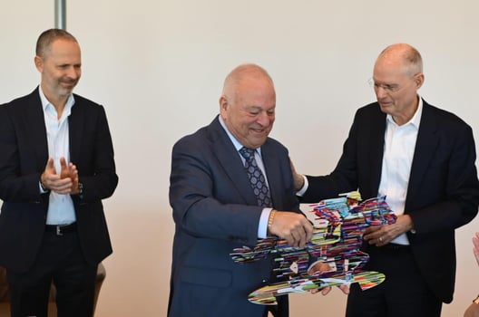 מעמד החתימה, צילום: עידן שיסטר