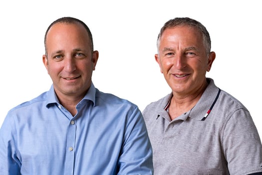 צחי סולטן, יו״ר הדירקטוריון ובעל השליטה בשותף הכללי; יניב פרידמן מנכ״ל מודיעין, צילום: אלון פלר