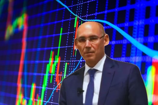 נגיד בנק ישראל, פרופ` אמיר ירון, צילום: דוברות בנק ישראל; רקע שוק ההון: dreamstime