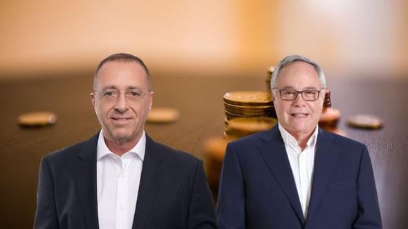 יאיר המבורגר, יור קבוצת הראל ביטוח ופיננסים, צילום: גבע טלמור; גיל גבע, יור קבוצת תדהר, צילום: עופר חג`יוב; עיבוד: פאנדר