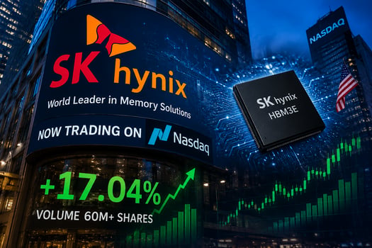 SK Hynix כבשה את וול סטריט / אילוסטרציה ai