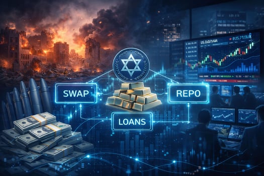 דיווח חודשי בדבר התכניות שבנק ישראל מפעיל בשווקים הפיננסיים לאור המלחמה / קרדיט: אילוסטרציה – AI