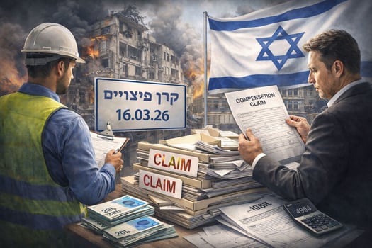 קרן הפיצויים לטיפול בנזקים: עדכון וכמות תביעות 16.03.26 / קרדיט: אילוסטרציה – AI
