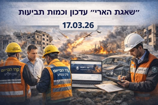 שאגת הארי פעילות קרן הפיצויים לטיפול בנזקים: עדכון וכמות תביעות 17.03.26 / קרדיט: אילוסטרציה – AI