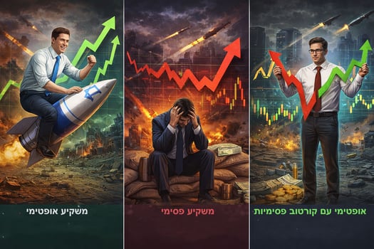אופטימי, פסימי או אופטימי זהיר? / קרדיט: אילוסטרציה – AI