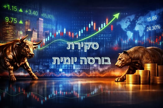 סקירת בורסות יומית / קרדיט: אילוסטרציה – AI