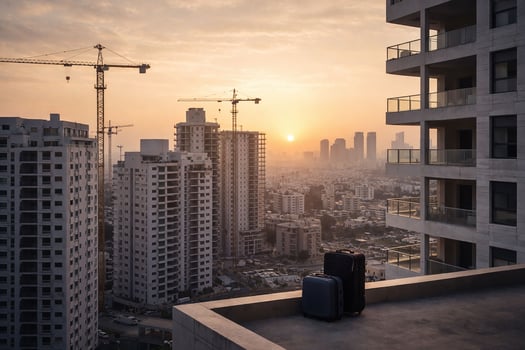 גל הירידה מהארץ שמאיים לפרק את הכלכלה הישראלית / קרדיט: אילוסטרציה – AI