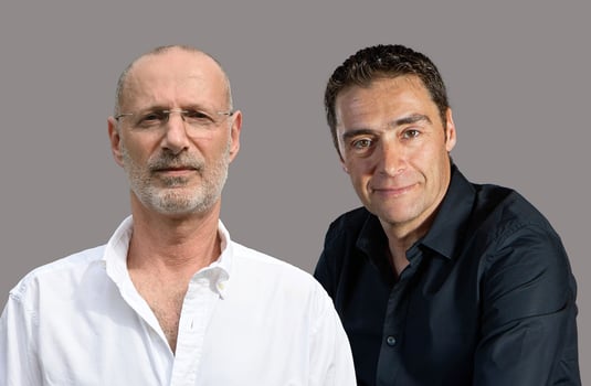 מימין: סיריל סימון, צילום: ניקולאי ניקולוב / עמי גורן, צילום: עצמי, קרדיט: יח״צ וואן