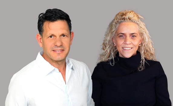 מימין: דנה ביטון לב עמי, מנכ״לית BUYME, צילום: ליאור שוליק / יואב בן יקר, יו״ר BUYME, צילום: סיון פרג׳