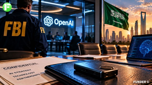 ה-FBI בוחן חשד לריגול כלכלי בפרשת מהנדס OpenAI / קרדיט: אילוסטרציה – AI